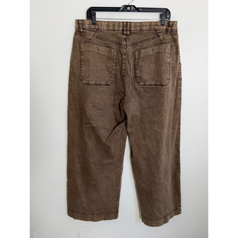 Wit & Wisdom Women's Cropped Wide Leg pants size 12 - Picture 3 of 6